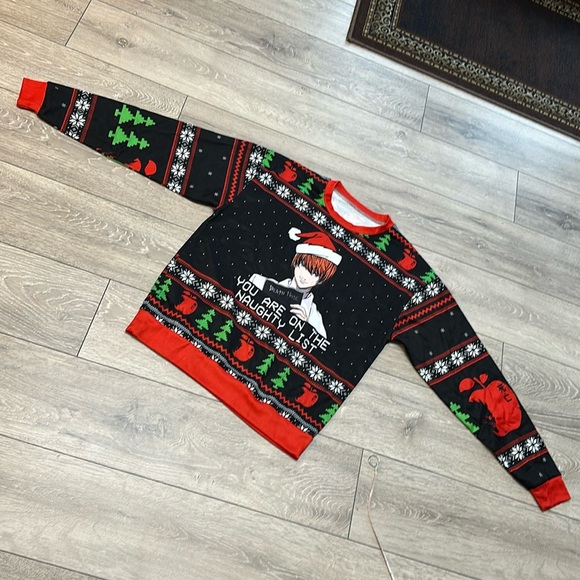 Death Note Christmas Sweater - Picture 1 of 6
